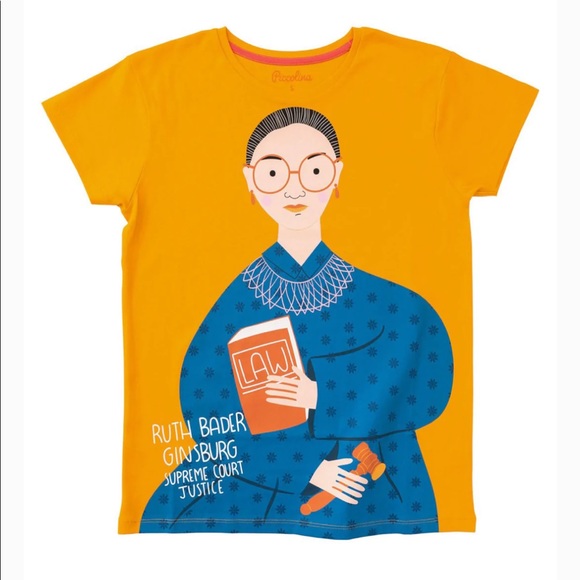 Piccolina Tops - Piccolina NWOT Women's Crewneck Ruth Bader Ginsburg Short Sleeve Trailblazer Tee